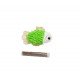 BUDZ CHAT JOUET POISSON VERT ET TUBE D HERBE A CHAT 4.5 BUDZ Toys