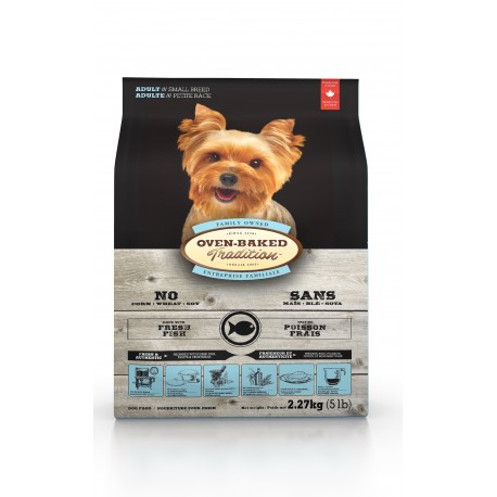 OBT Nourriture Chien/ Poisson 2.2 lbs Petites Bouchees OVEN BAKED TRADITION Nourritures sèches