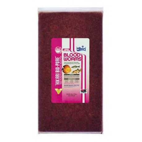 BLOODWORMS 16.0 OZ.  Frozen food fish