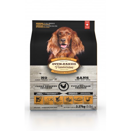 OBT Nourriture Chien/ Senior 25 lbs OVEN BAKED TRADITION Nourritures sèches