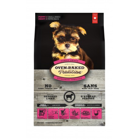 OBT NOURR.SECHE POUR CHIOT PETITE RACE - AGNEAU 5 OVEN BAKED TRADITION Dry Food