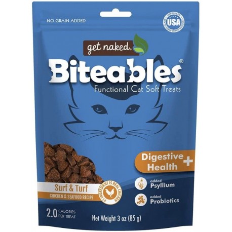 GET NAKED BITEABLES SANTE DIGESTIVE PLUS POUR CHAT, GATERIES GET NAKED Friandises