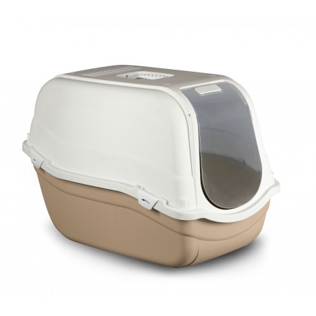 BERGAMO BAC A LITIERE AVEC DOME ROMEO MAXI ECO TAU BERGAMO Litter Boxes And Access.