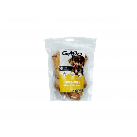 GABO, GATERIES POUR CHIEN - OS SANS CUIR BRUT A SAVEUR DE FR GABO Treats