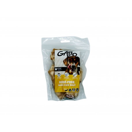 GABO, GATERIES POUR CHIEN - OS SANS CUIR BRUT A SAVEUR DE PO GABO Treats