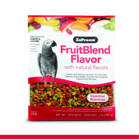 ZUPREEM FRUITBLEND NOURRITURE POUR CONURE, CACATOÃˆS & AUTRE ZUPREEM Nourritures