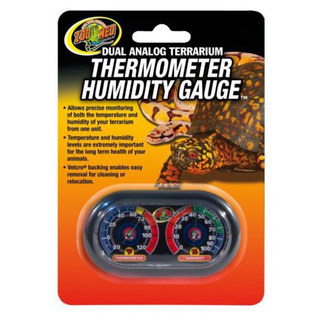 Economy Dual Analog Therm/Humid Gauge  Reptiles-vivarium equipment