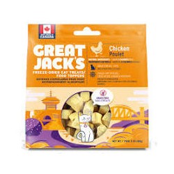 PROMO - Novembre - GREAT JACKS POULET LYOPHILISÃƒâ€° CHAT 3 GREAT JACKS Friandises