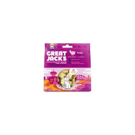 GREAT JACKS DINDE LYOPHILISÉ CHAT 3 OZ GREAT JACKS Treats