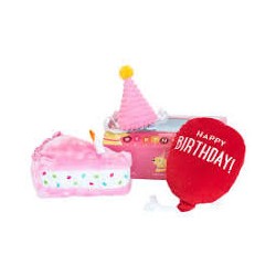 ZP BIRTHDAY BOX PELUCHE 3 PIÈCES ROSE 11'' ZIPPYPAWS Toys
