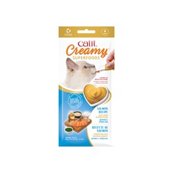 Gateries Catit Creamy avec superaliments, Saumon, quinoa et CATIT Friandises