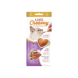 Gateries Catit Creamy avec superaliments, Agneau, quinoa et CATIT Treats