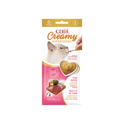 Gateries Catit Creamy avec superaliments, Thon, noix de coco CATIT Friandises