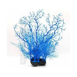 Sea Fan Coral - Deep Blue UNDERWATER TREASURES Aquarium Decorations