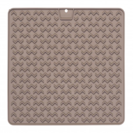 TAPIS D ALIM.THÉRAPEUTIQUE SANS SPATULE EN SILICONE - GRIS 1 MESSY Bols eau et nourriture