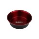 BUDZ BOL EN INOX, INTERIEUR MARTELE - ROUGE 2850ml (96oz) BUDZ Bols eau et nourriture