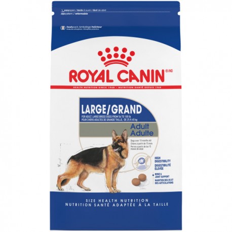 LARGE Adult / GRAND Adulte 30 lb 13.6 kg ROYAL CANIN Dry Food