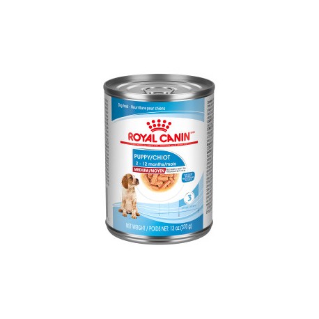 Moyen Chiot bouchees tranches en sauce 13 oz ROYAL CANIN Dry Food