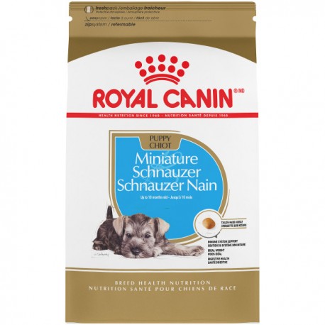 Schnauzer nain chiot 2.5 lbs ROYAL CANIN Nourritures sèches