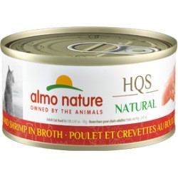 ALMO NATURE CHAT POULET ET CREVETTE 70GR ALMO Nourritures en conserve