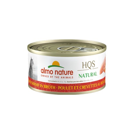 ALMO NATURE CHAT POULET ET CREVETTE 70GR ALMO Canned Food