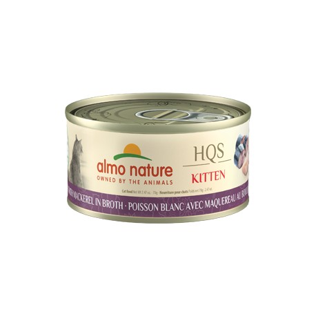 ALMO NATURE HQS NATURAL CHATON POISSON BLANC AVEC MAQUEREAU ALMO Canned Food