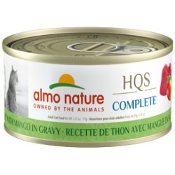 ALMO NATURE HQS COMPLETE CHAT THON ET MANGUE EN SAUCE 70GR ALMO Canned Food