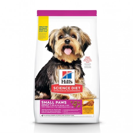 Hills Science Diet Adult Small Paws  4,5 lbs HILLS-SCIENCE DIET Nourritures sèches