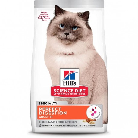 Hills Science Diet, Adulte 7+ Perfect Digestion 3,5 lbs  Dry Food