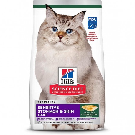 Hill’s Sc Sensitive Stomach skin, goberge et orge 3.5 lbs HILLS-SCIENCE DIET Nourritures sèche