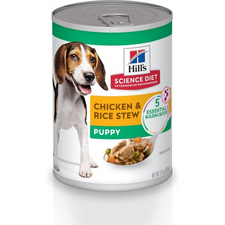 Hills Science Diet Chiot Ragout poulet et riz 12.5 oz