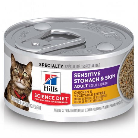 Hills ScDiet Sens.Stom&Skin Chicken & Veg. Entrée 2,9 oz HILLS-SCIENCE DIET Canned Food