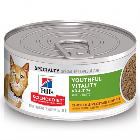 Hills Sc Diet Youthful Vit. Senior 7+ entree de poulet légu HILLS-SCIENCE DIET Canned Food