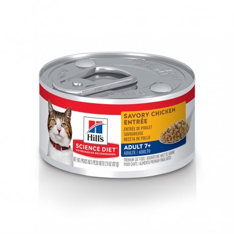 Hills Science Diet Adult 7 Savory Chicken Entrée 2,9 oz HILLS-SCIENCE DIET Canned Food