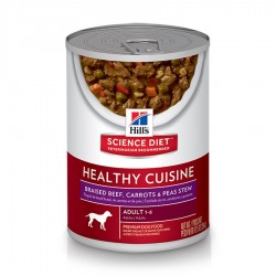 Hills ScDiet HC Ad.Braised Beef, Carrots & Peas 12,5 oz HILLS-SCIENCE DIET Nourritures en conserve