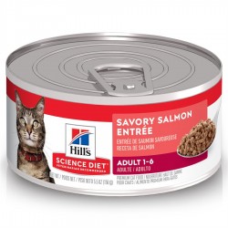 Hills  Science Diet  Adult Savory Salmon Entrée  5,5 oz