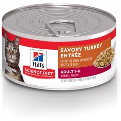 Hill s Science Diet Adult Savory Turkey Entrée 5,5 oz