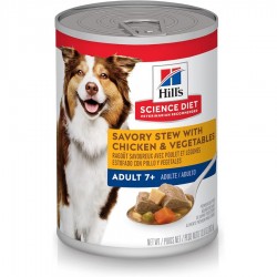 Hills ScDiet Ad 7 Savory Stew with Chicken & Veg.12,8 oz  Nourritures en conserve