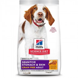 Hill s ScDiet Adult Sens. Stom.&Skin Grain Free 24 lbs Dry Food