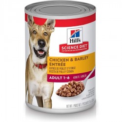 Hill s Science Diet Adult Chicken & Barley Entrée 13,1 oz HILLS-SCIENCE DIET Nourritures en conserve