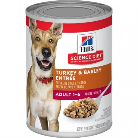 Hills Science Diet Chien Adulte entree de dinde & Orge