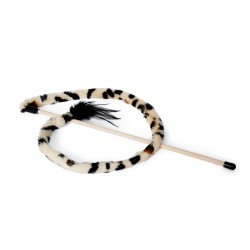 BUDZ CHAT JOUET SERPENTIN LEOPARD SUR BATON 45 BUDZ Toys