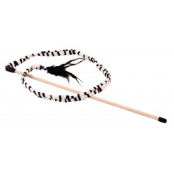 BUDZ JOUET POUR CHAT - SERPENTIN ZEBRE SUR BATON 49 BUDZ Jouets