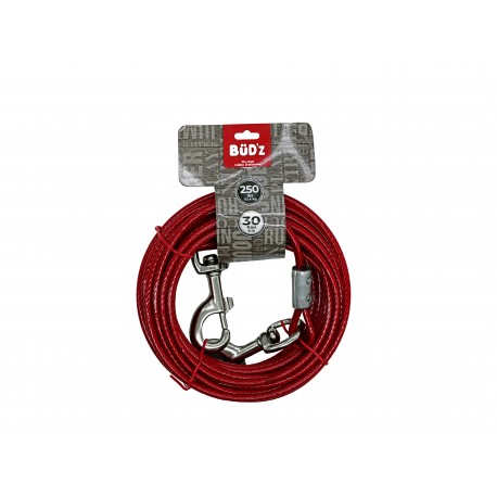 BUDZ CABLE D ATTACHE 30 (JUSQU A 250 LBS) BUDZ Laisses et colliers