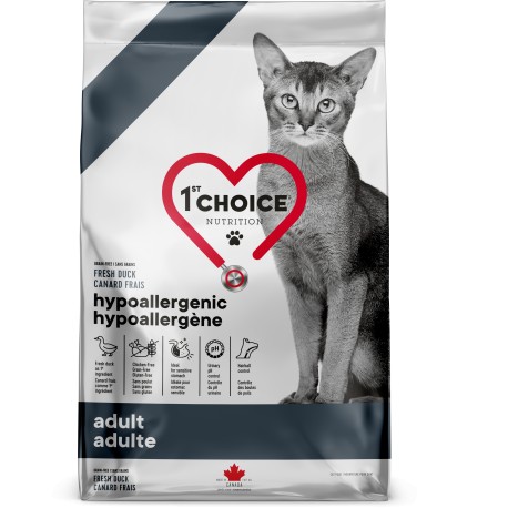 HYPOALLERGENE SANS GRAINS AVEC CANARD 1,8 KG 1ST CHOICE Dry Food