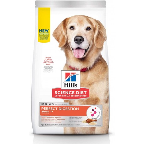 Hills Science Diet, Adulte 7+ Perfect Digestion au poulet 3, HILLS-SCIENCE DIET Nourritures sèches