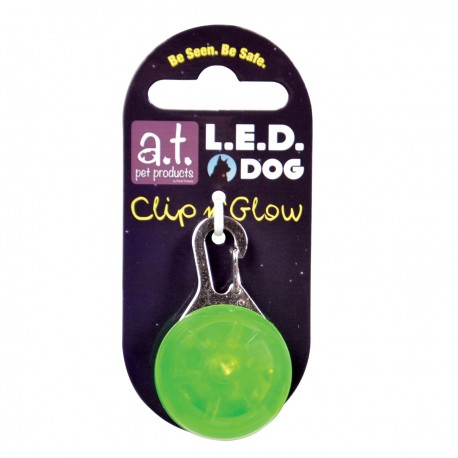 LED Clip n' Glow Tag - Green