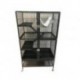 ARTHUR CAGE FURET VILLA AZURA NOIR 80X54X137 CM ARTHUR Equipped Cages