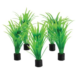 "Mini Plant - Green Tall Grass - 3.25"" - 5 pk"