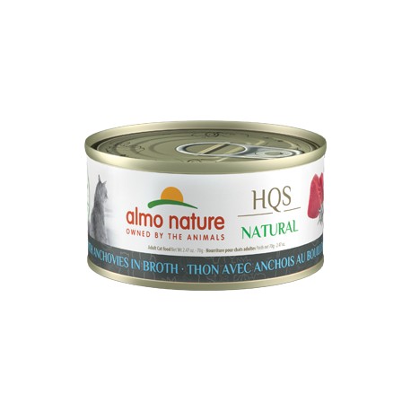 ALMO NATURE HQS NATURAL CHAT THON AVEC ANCHOIS AU BOUILLON 7 ALMO Canned Food